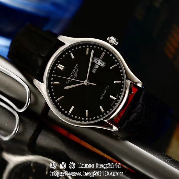 LONGINES浪琴 高級定制 全自動機械 男士腕表 WSS0414